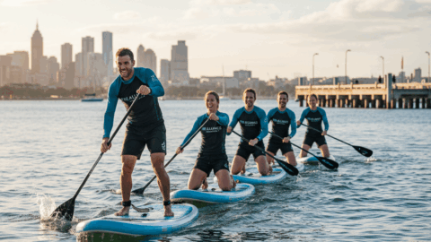 Tri Alliance paddling fun day!