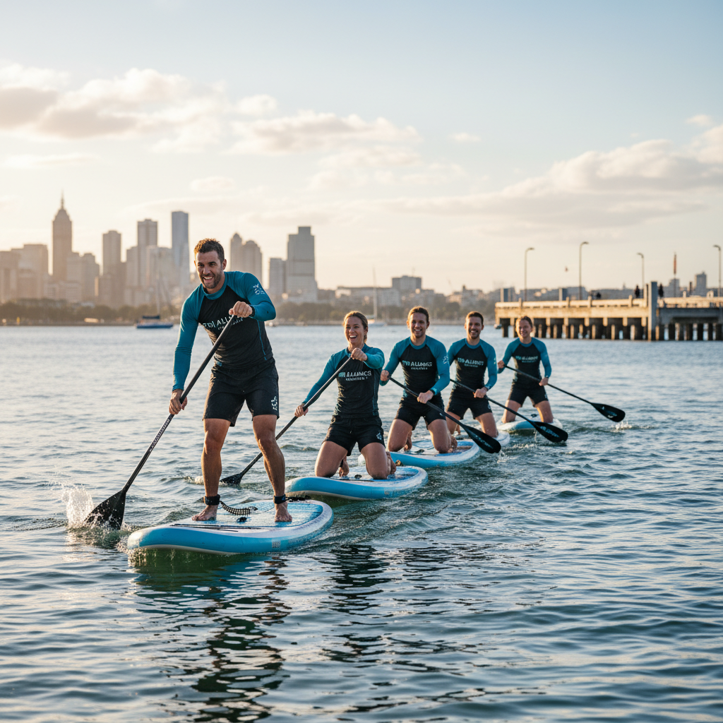 Tri Alliance paddling fun day!