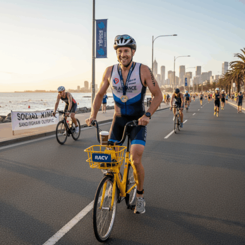 One triathletes inspiring journey to Half Ironman....