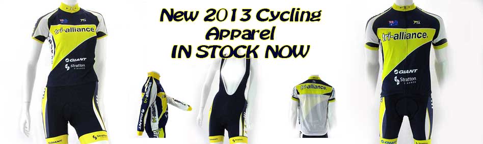 2013 Tri Alliance Cycling Gear in Stock Now