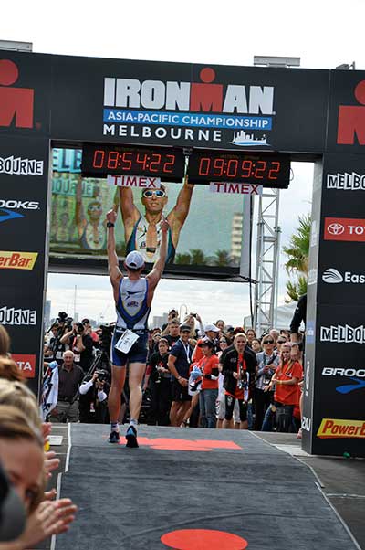 Ironman Melbourne finish