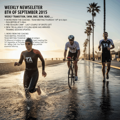 Weekly Newsletter 8th of September 2015