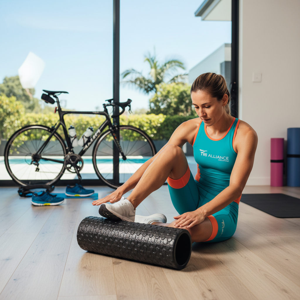 Foam Rolling for Triathlon Recovery: Complete Muscle Guide