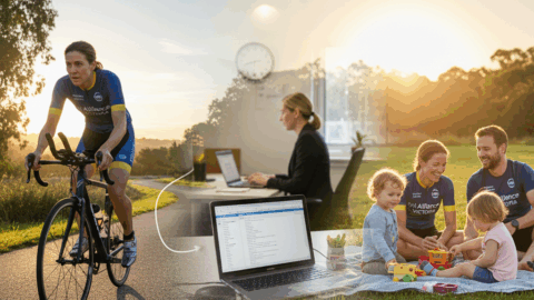 How to Balance Ironman Training with Work and Family