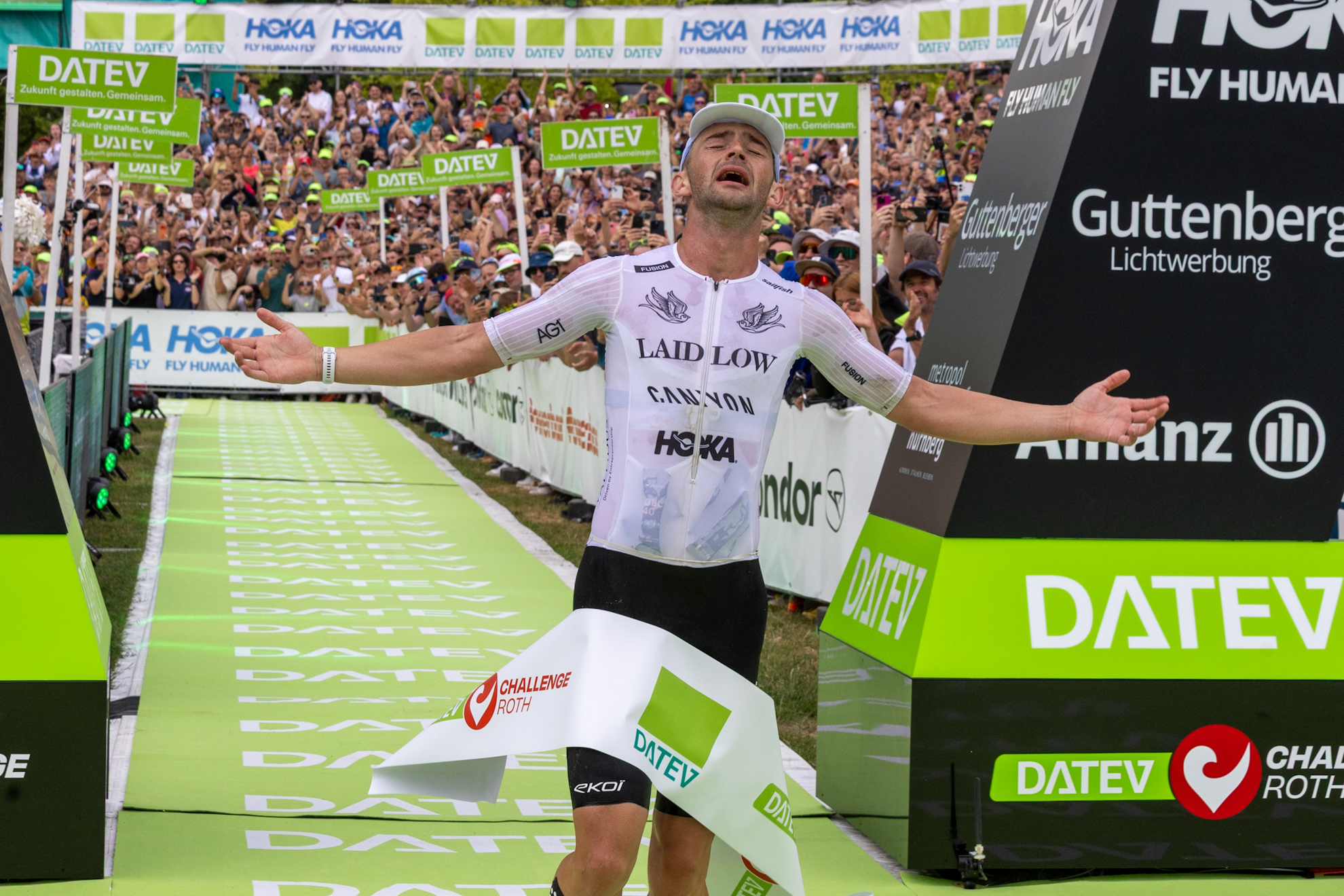 Sam Laidlow racing at DATEV Challenge Roth 2026. Photo: Christoph Raithel / DATEV Challenge Roth.